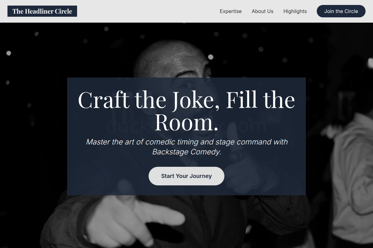 Backstage Comedy