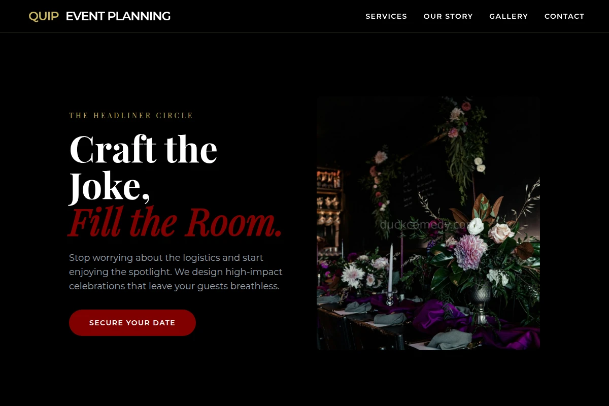 Quip Event Planning