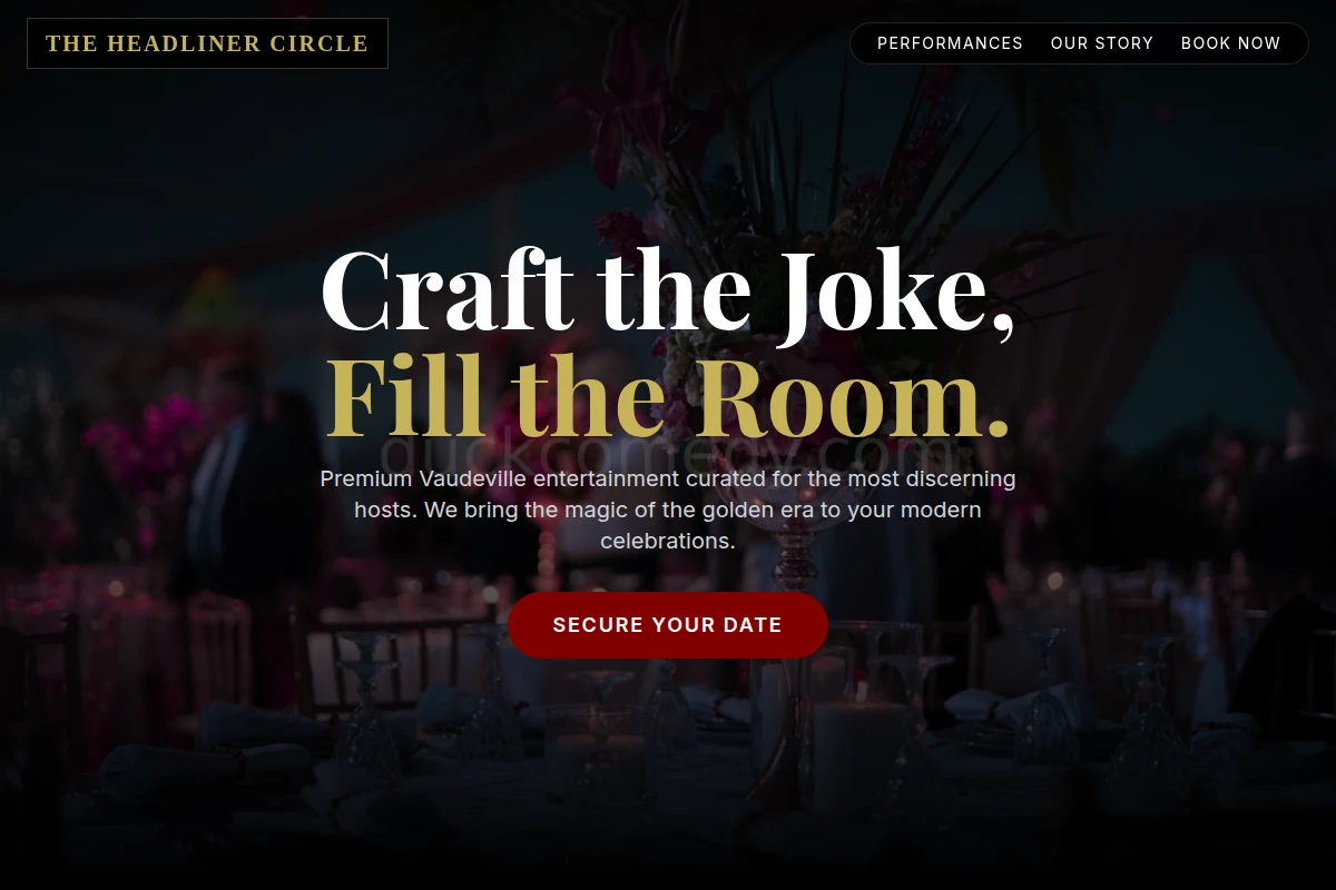 Vaudeville Event Planning