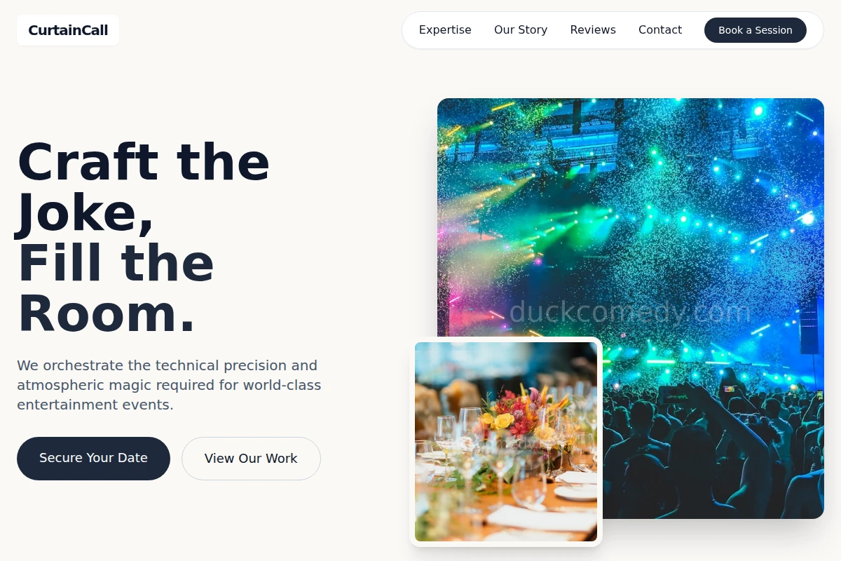 CurtainCall Event Planning
