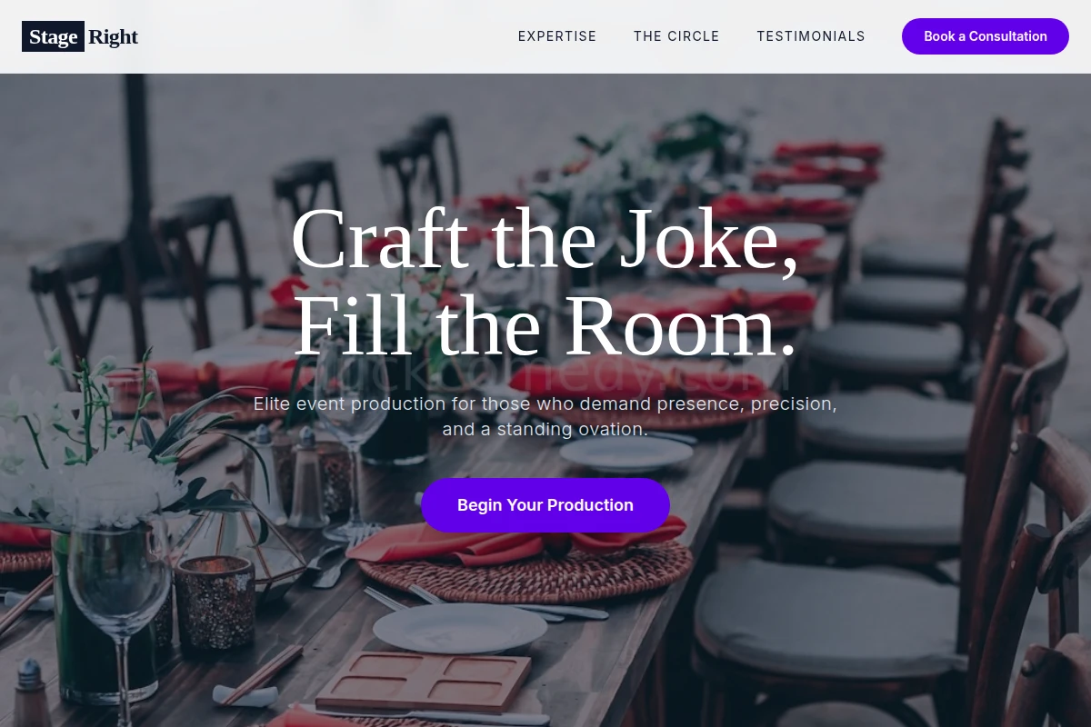 StageRight Event Planning