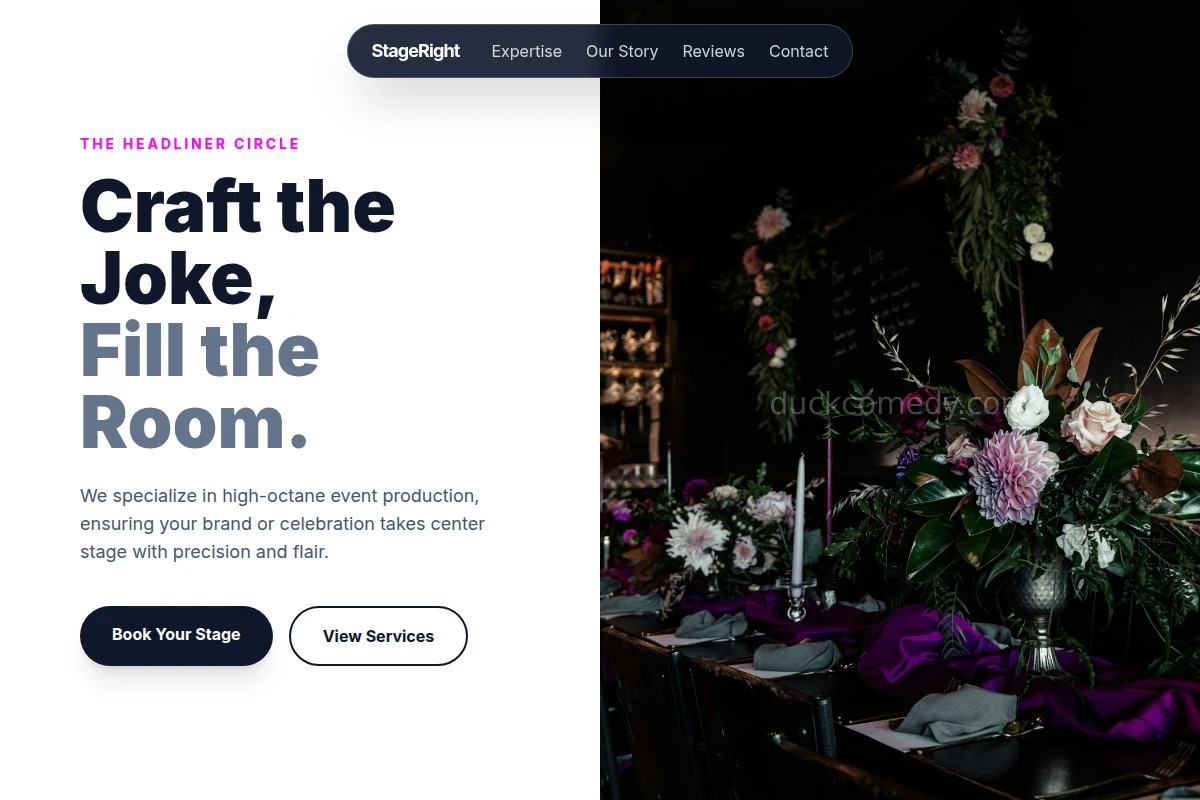 StageRight Event Planning