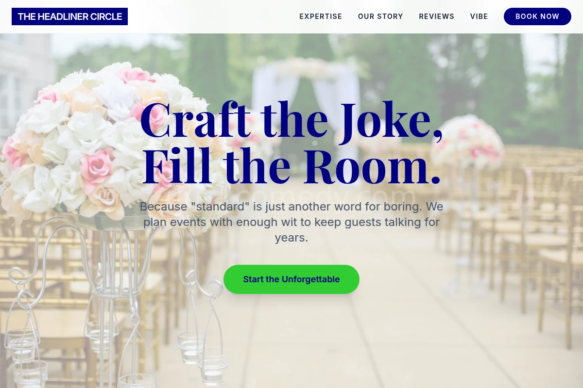 Sarcasm Event Planning