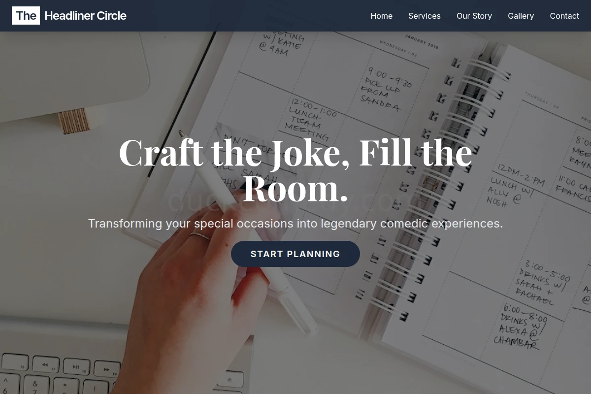 OneLiner Event Planning