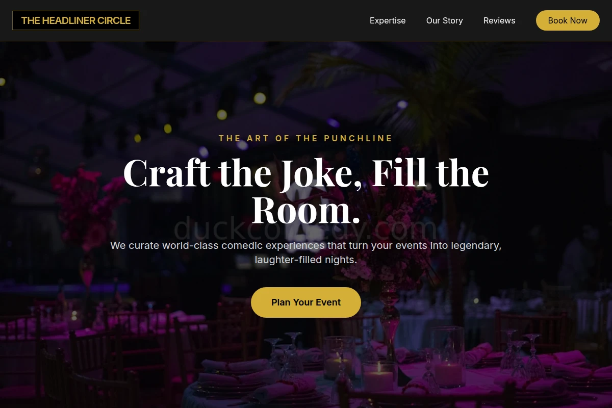 Hilarity Event Planning