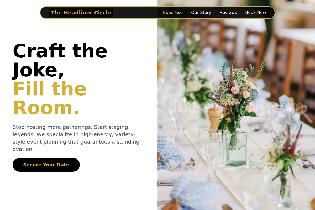 Vaudeville Event Planning