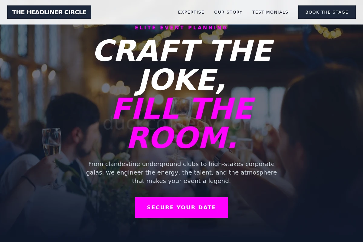 Slapstick Event Planning